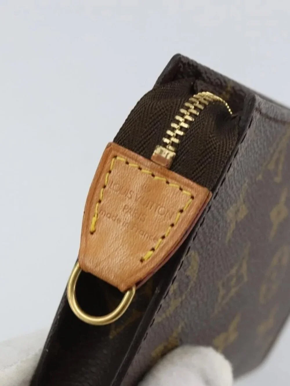 LOUIS VUITTON Monogram Bucket PM Accessory Pouch LV Auth 159478